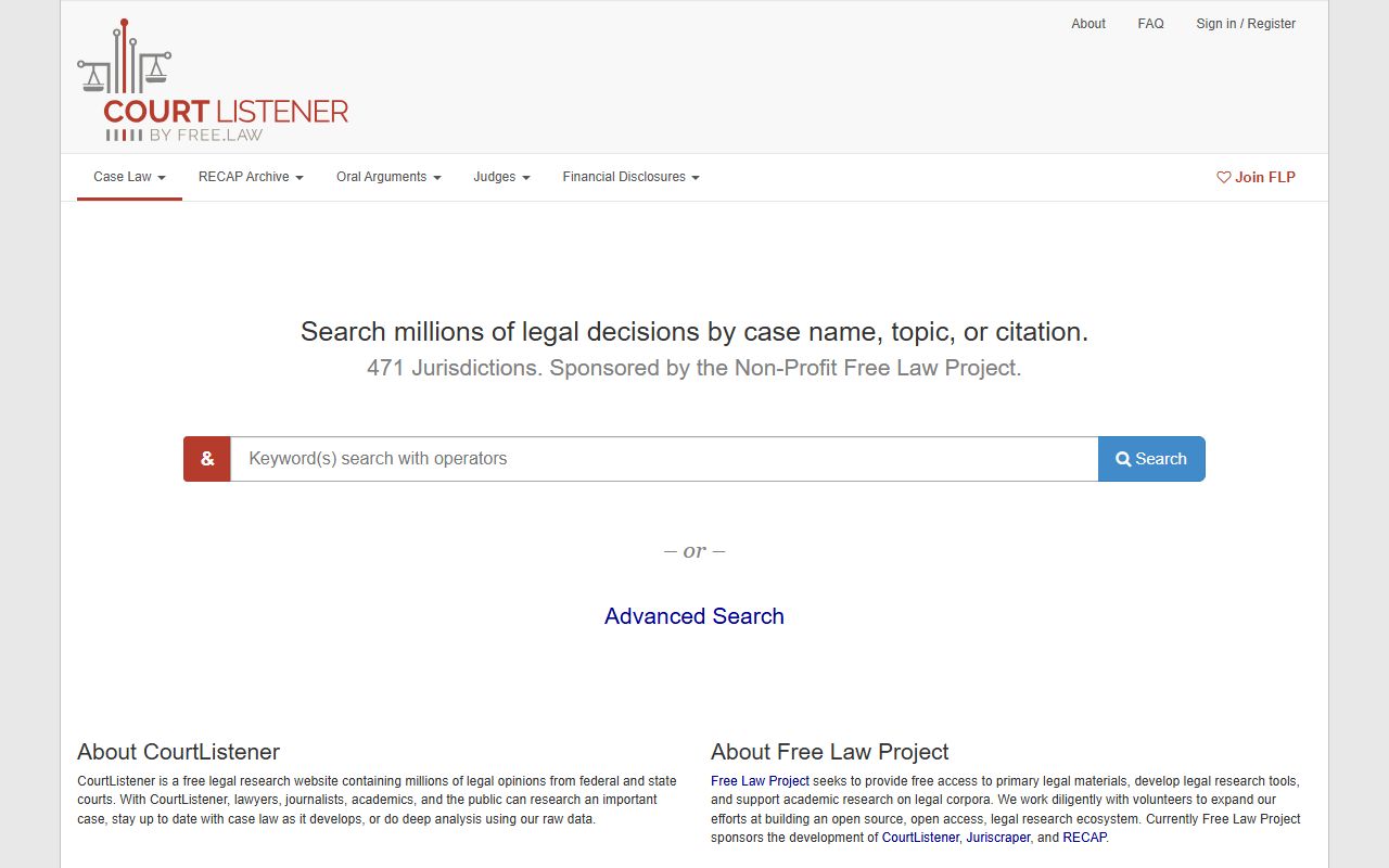 Tulsa County court docket research alongside CourtListener free federal docket tools